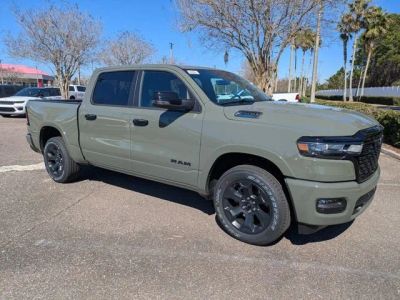 2026 RAM 1500 Big Horn/Lone Star in Serrano-Green Metallic Exterior Paint — front three-quarter view