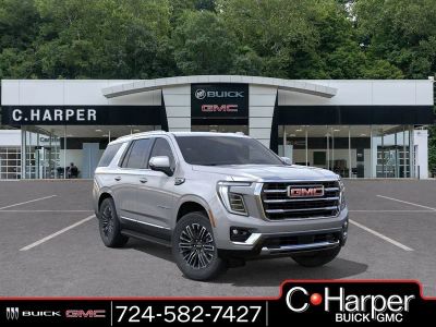 2026 GMC Yukon Elevation in Sterling Metallic — front three-quarter view