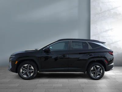2026 Hyundai Tucson Hybrid — rear three-quarter view