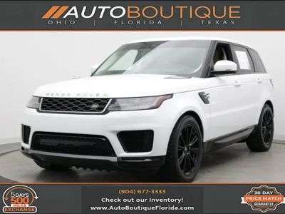 2020 Land Rover Range Rover Sport HSE in White — front three-quarter view