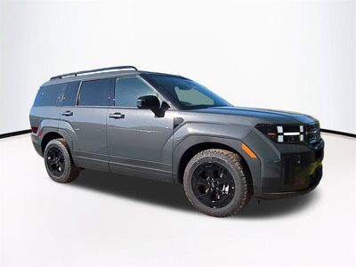 2026 Hyundai SANTA FE XRT in Gray — front three-quarter view