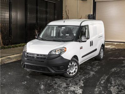 2017 RAM ProMaster City Cargo Van Tradesman in Bright White — front three-quarter view
