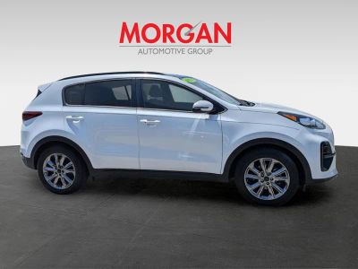 2021 Kia Sportage — rear three-quarter view