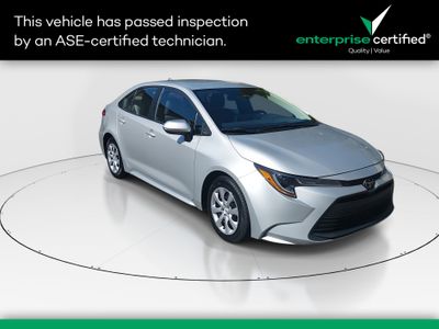 2024 Toyota Corolla LE CVT — front three-quarter view
