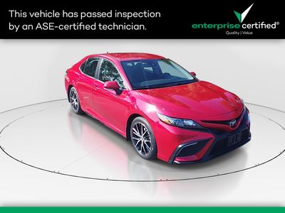 2024 Toyota Camry SE Auto — front three-quarter view