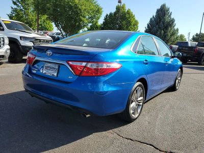 2017 Toyota Camry — rear three-quarter view