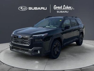2026 Subaru OUTBACK Limited XT in Crystal Black Silica — front three-quarter view