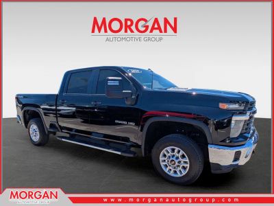 2025 Chevrolet Silverado 2500HD LT in Black — front three-quarter view