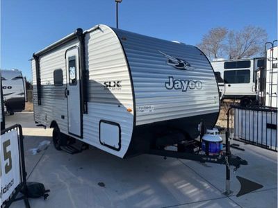 2026 Jayco Jay Flight SLX — front three-quarter view