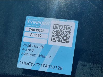 2026 Honda Accord Hybrid — photo 27 view