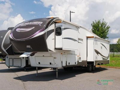 2013 Forest River RV Crusader — rear three-quarter view