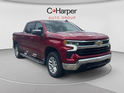 2023 Chevrolet Silverado 1500 LT in Radiant Red Tintcoat — front three-quarter view