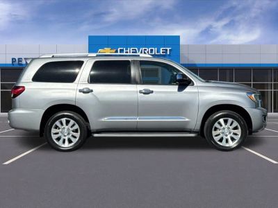 2019 Toyota Sequoia — rear three-quarter view