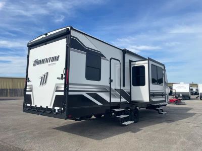 2026 Grand Design Momentum — rear three-quarter view