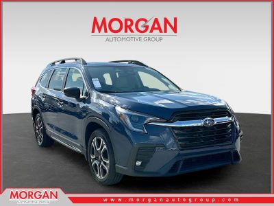 2024 Subaru Ascent Limited in Blue — front three-quarter view
