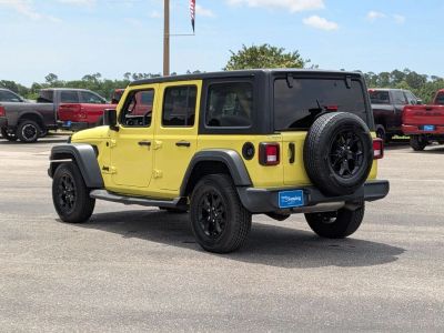 2023 Jeep Wrangler — rear three-quarter view