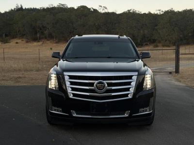 2015 Cadillac Escalade — rear three-quarter view