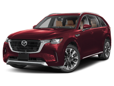 2026 Mazda CX-90 3.3 Turbo S Premium Plus in Red — front three-quarter view