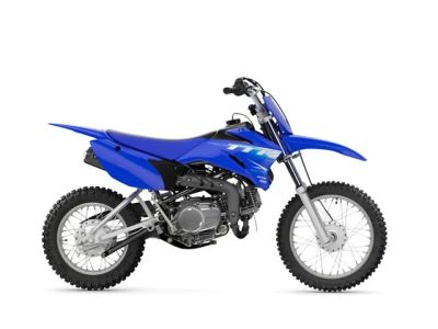 2027 Yamaha TT-R110E — front three-quarter view