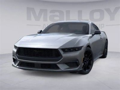 2026 Ford Mustang EcoBoost in Carbonized Gray Metallic — front three-quarter view