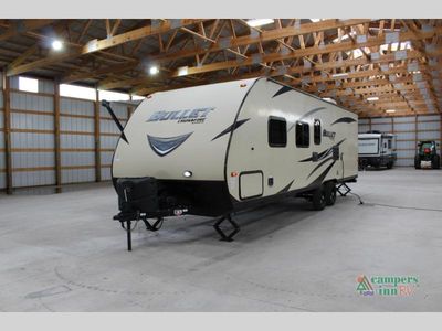2017 Keystone RV Bullet Crossfire — rear three-quarter view