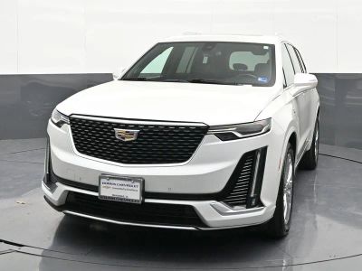 2020 Cadillac XT6 Premium Luxury in Crystal White Tricoat — front three-quarter view