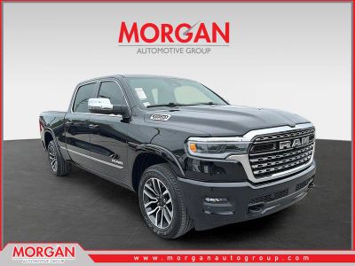 2025 Ram 1500 Limited in Black — front three-quarter view