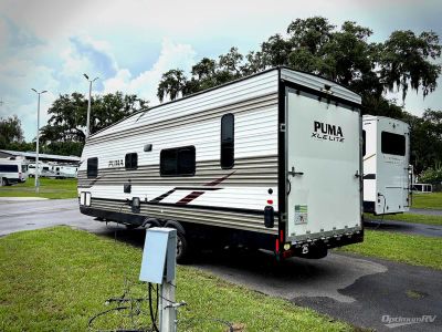 2020 Palomino Puma XLE Lite — rear three-quarter view