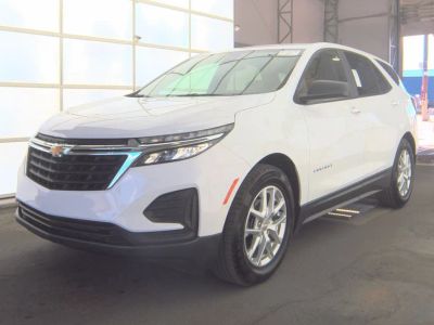 2022 Chevrolet Equinox LS in White — front three-quarter view