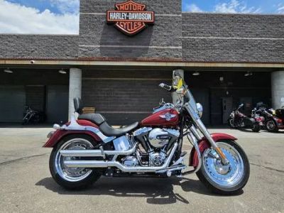 2017 Harley-Davidson® FLSTF - Fat Boy® — front three-quarter view
