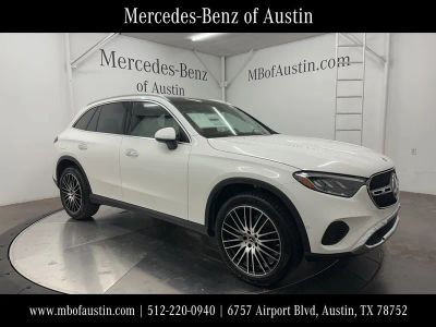 2026 Mercedes-Benz GLC 300 in White — front three-quarter view