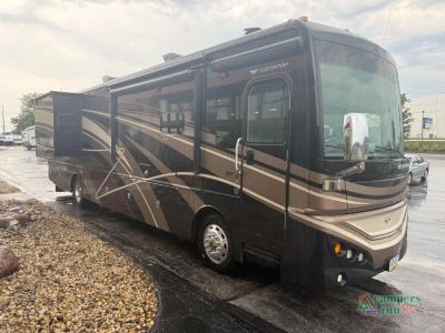 2016 Fleetwood RV Expedition — front three-quarter view
