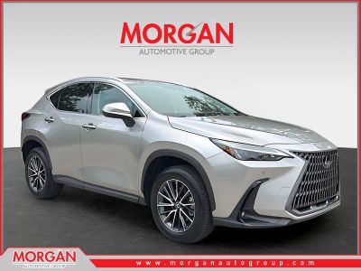 2025 Lexus NX 350 Premium in Silver — front three-quarter view