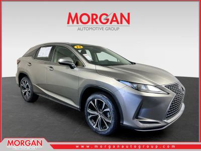 2022 Lexus RX 350 in Atomic Silver — front three-quarter view
