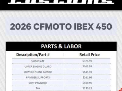 2026 CFMOTO Ibex 450 - Photo 7