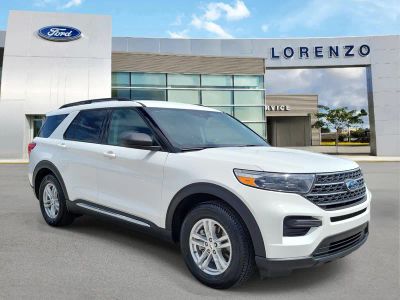 2023 Ford Explorer — rear three-quarter view