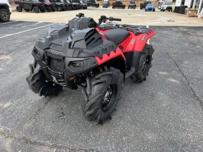 2026 Polaris® Sportsman 850 Mud Edition Fury Red — front three-quarter view