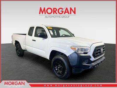 2020 Toyota Tacoma SR in Super White — front three-quarter view