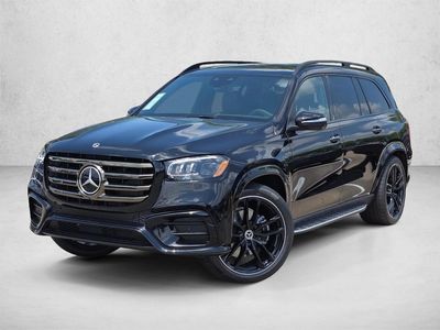 2026 Mercedes-Benz GLS 450 GLS 450 4MATIC &reg; SUV in Obsidian Black — front three-quarter view