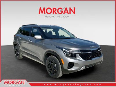 2026 Kia Seltos EX in Steel Gray — front three-quarter view