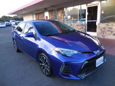 2019 Toyota Corolla in Blue — front three-quarter view