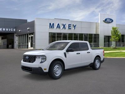 2026 Ford Maverick XL in Oxford White — front three-quarter view