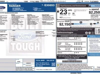 2026 Ford Ranger — interior view