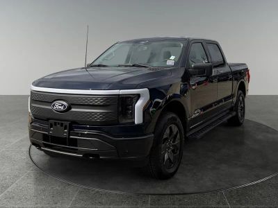 2025 Ford F-150 Lightning — rear three-quarter view