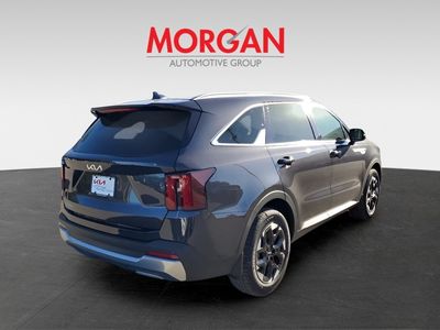 2025 Kia Sorento — rear three-quarter view