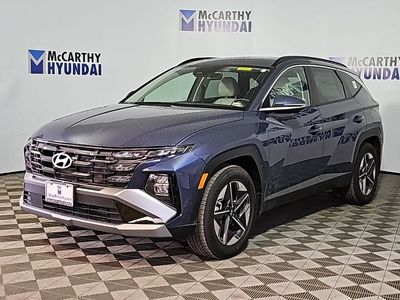 2025 Hyundai Tucson — rear three-quarter view