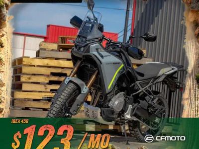 2026 CFMOTO Ibex 450 — front three-quarter view