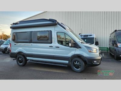 2026 Grand Design Lineage Series VT in AVALANCHE GREY — front three-quarter view