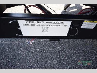2026 Coachmen RV Catalina Legacy — engine compartment view