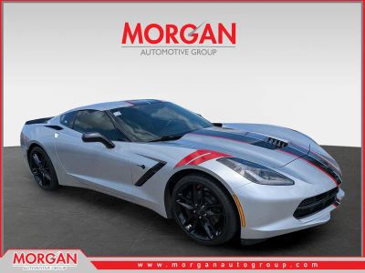 2016 Chevrolet Corvette Z51 1LT in Blade Silver Metallic — front three-quarter view